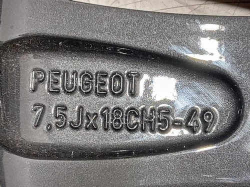 Cerchio Ruota ANT DX 9809687377 Peugeot 3008 II 2020