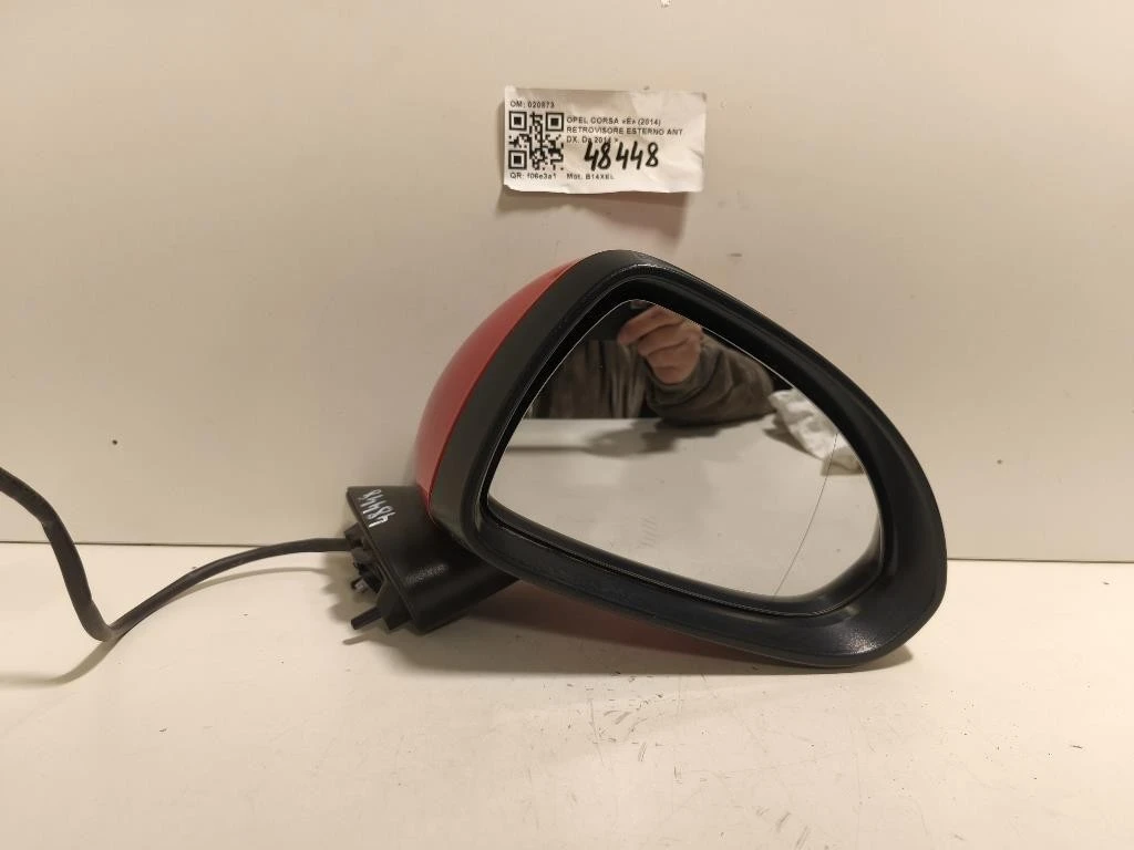 Retrovisore Esterno ANT DX SPECCHIO SPECCHIETTO VETRO Opel Corsa E 2014