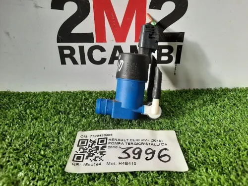 Pompa Tergicristalli 7700428386 Renault CLIO IV 2016