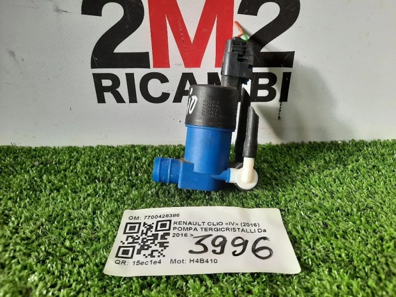 Pompa Tergicristalli 7700428386 Renault CLIO IV 2016
