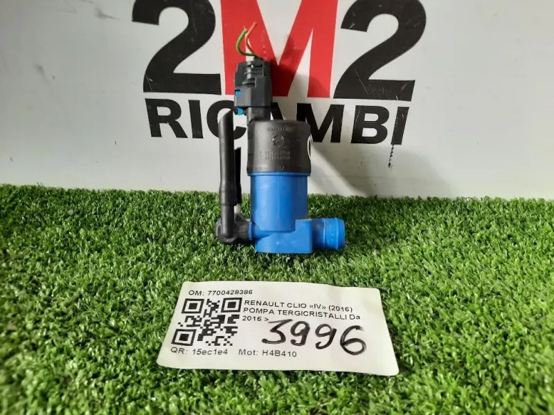 Pompa Tergicristalli 7700428386 Renault CLIO IV 2016