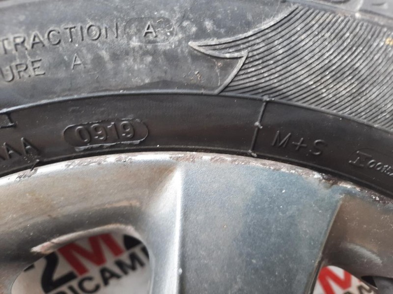 Cerchio Ruota ANT SX 1 PZ 17560 R15 81A M+S 0919 Nissan Micra IV 2011