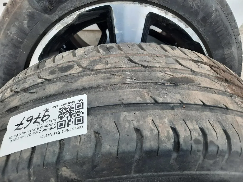 Cerchio Ruota ANT SX 1 PZ 21555 R18 N46801 Nissan Qashqai II 2014