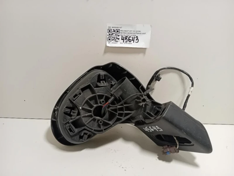 Retrovisore Esterno ANT DX 96806501XT Peugeot 207 CC 2006