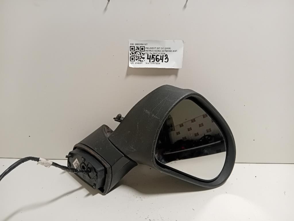 Retrovisore Esterno ANT DX 96806501XT Peugeot 207 CC 2006