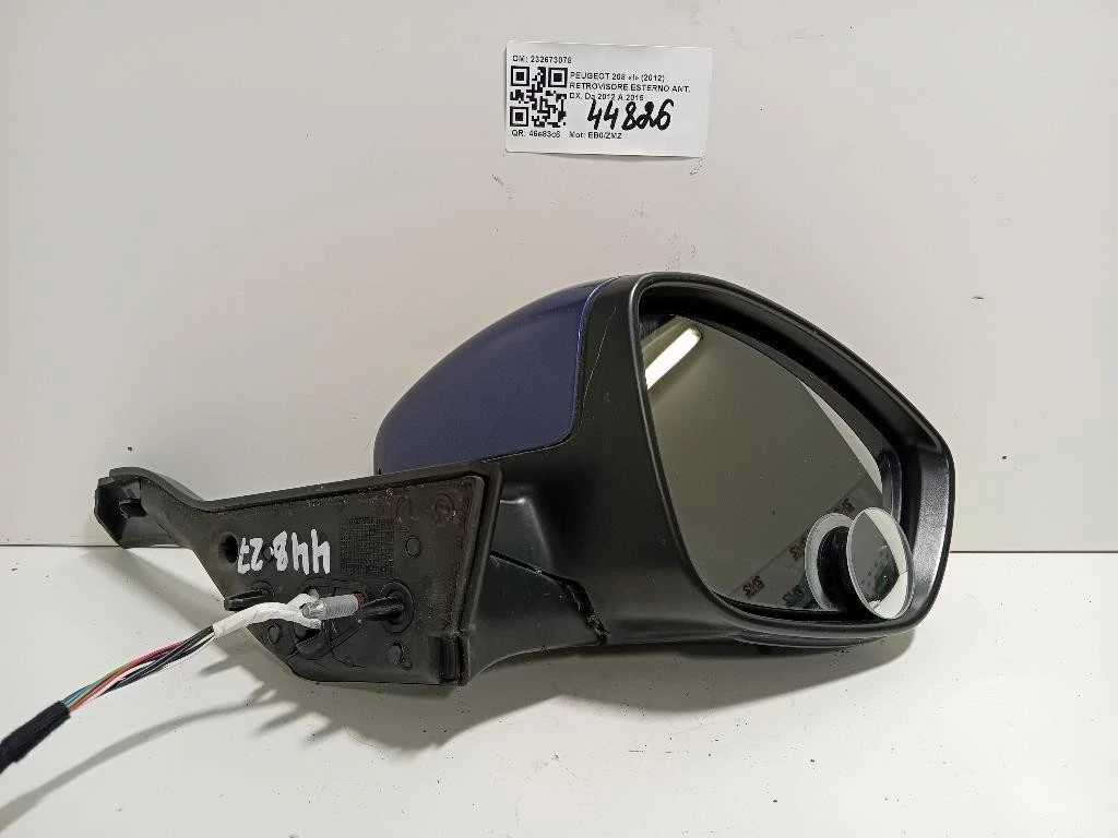 Retrovisore Esterno ANT DX 232673078 Peugeot 208 I 2012