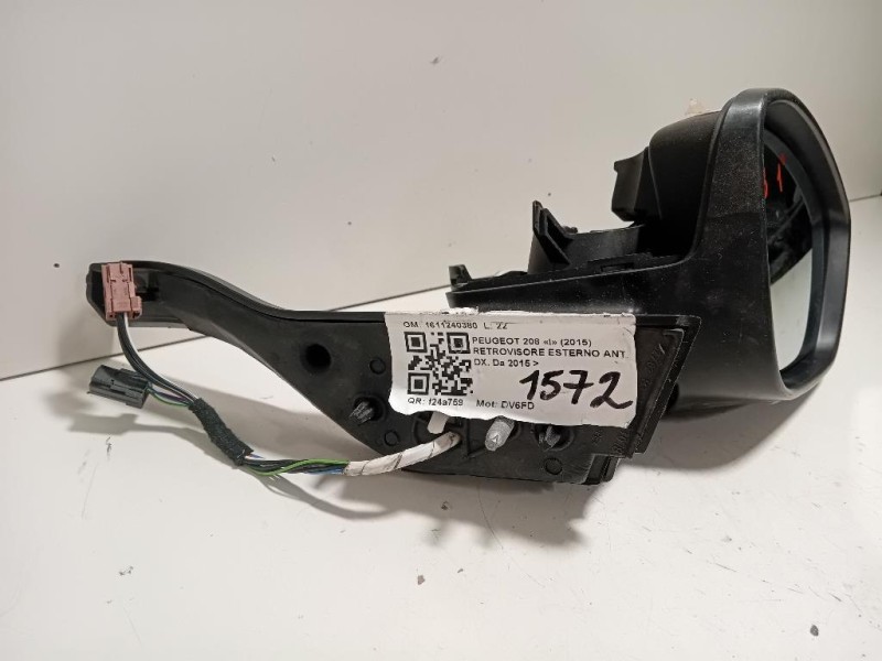 Retrovisore Esterno ANT DX 1611240380 9 FILI Peugeot 208 I 2015