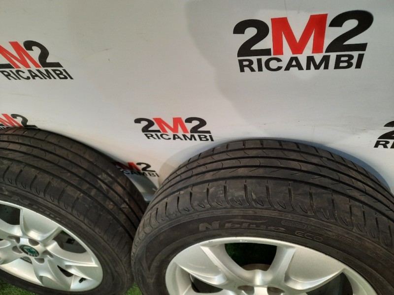 Cerchio Ruota ANT SX 19555 R15 5J76010257ZS Skoda Roomster 5J7 2010