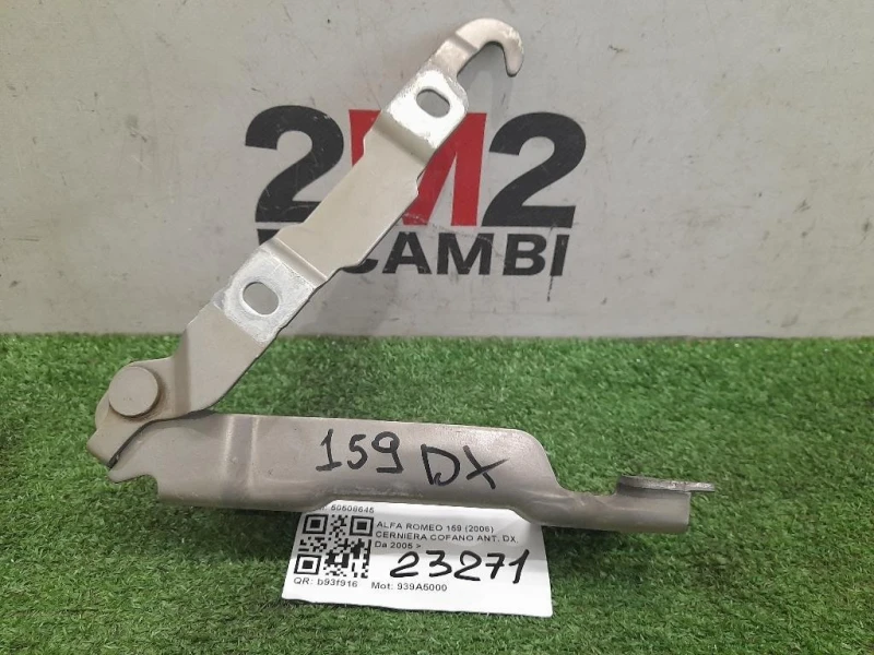 Cerniera Cofano ANT DX 50508645 Alfa Romeo 159 2006