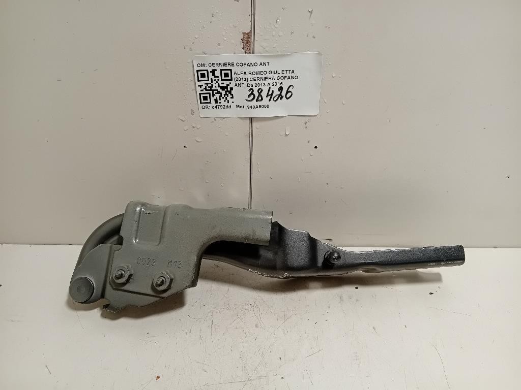 Cerniera Cofano ANT DX CERNIERE COFANO ANT DX Alfa Romeo Giulietta 2013