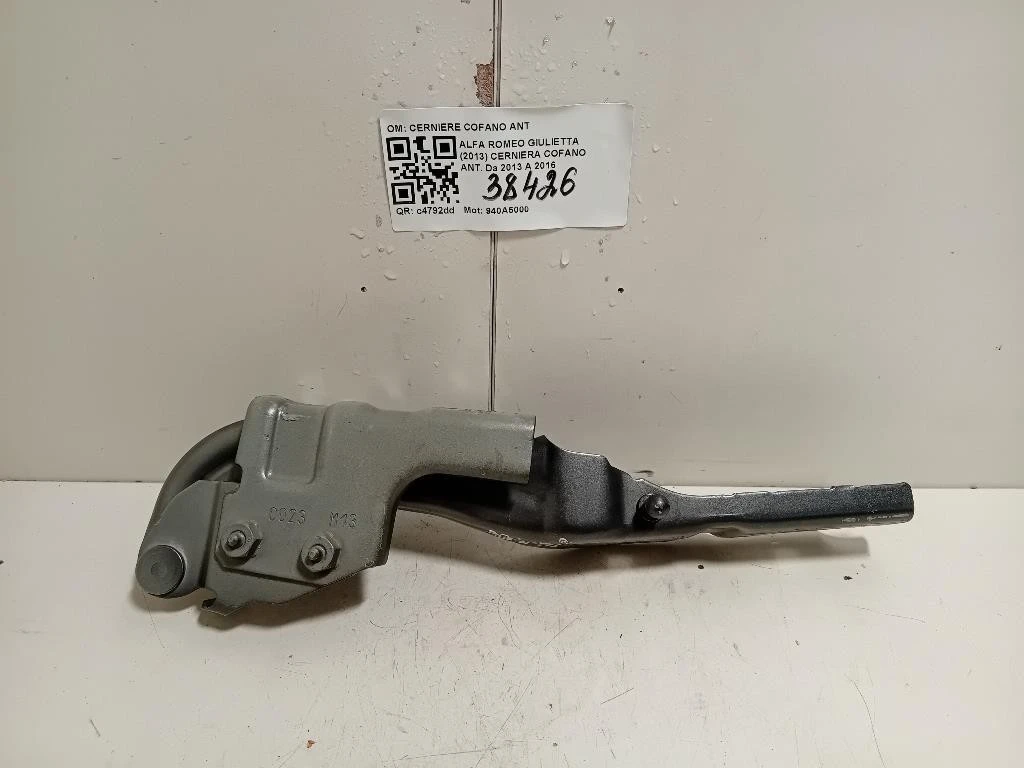Cerniera Cofano ANT DX CERNIERE COFANO ANT DX Alfa Romeo Giulietta 2013