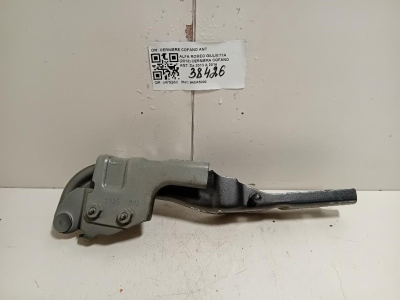Cerniera Cofano ANT DX CERNIERE COFANO ANT DX Alfa Romeo Giulietta 2013