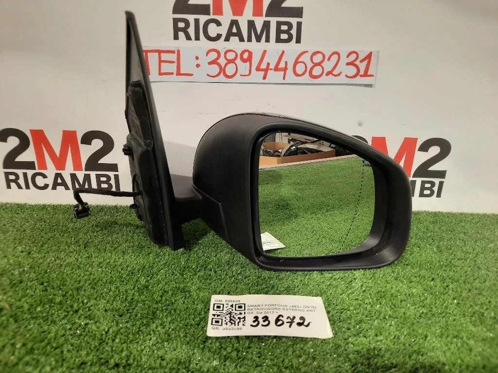 Retrovisore Esterno ANT DX 026829 Smart Fortwo Coupé 453 2015