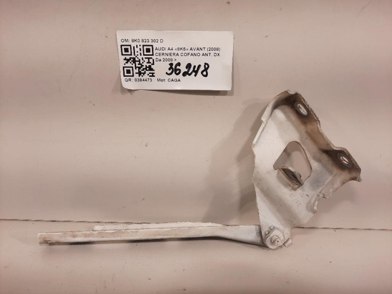 Cerniera Cofano ANT DX 8K0823302D Audi A4 8K5 Avant 2008