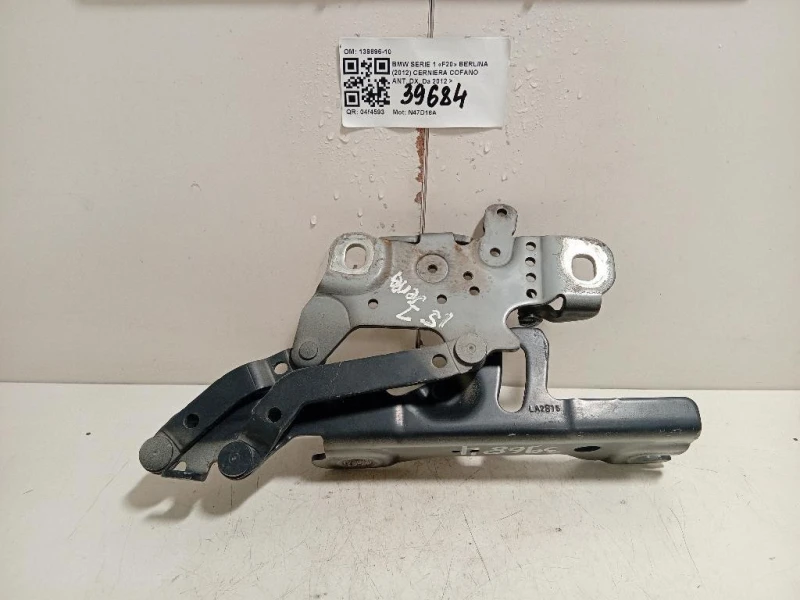 Cerniera Cofano ANT DX 139896-10 Bmw Serie 1 F20 Berlina 2012