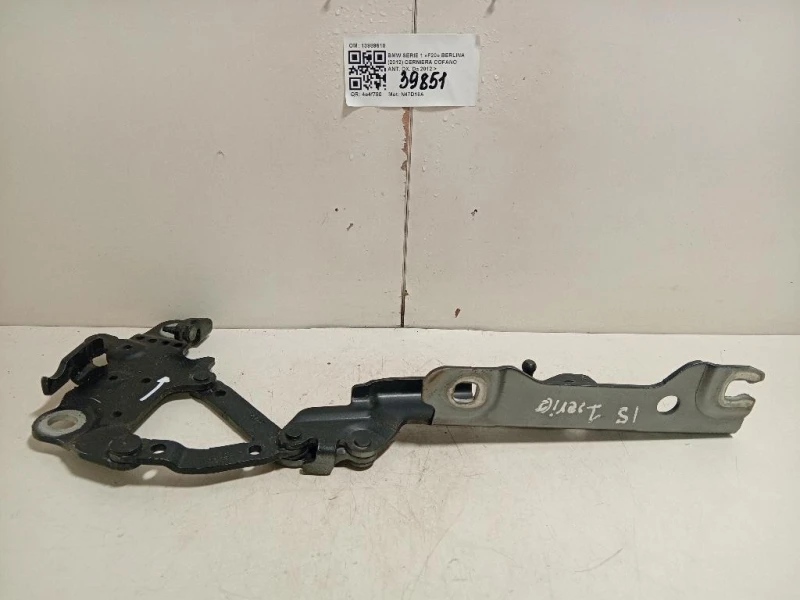 Cerniera Cofano ANT DX 13989610 Bmw Serie 1 F20 Berlina 2012