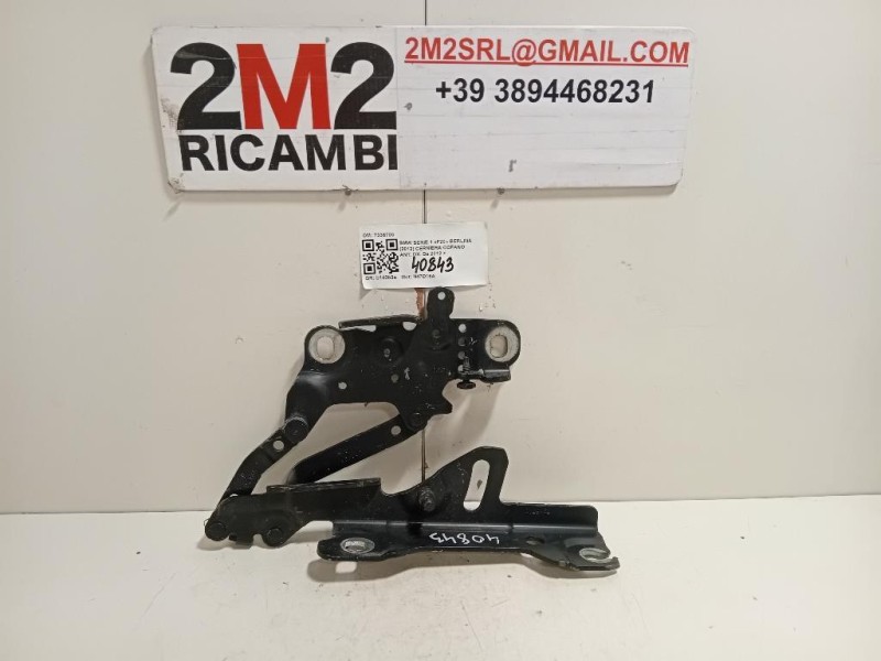 Cerniera Cofano ANT DX 7336700 Bmw Serie 1 F20 Berlina 2012