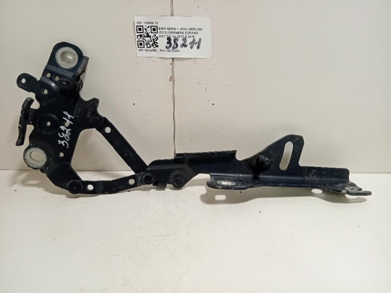 Cerniera Cofano ANT DX 139896 10 Bmw Serie 1 F20 Berlina 2012