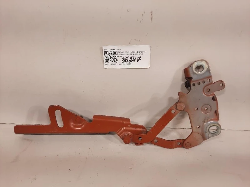 Cerniera Cofano ANT DX 139896 10 DX Bmw Serie 1 F20 Berlina 2012