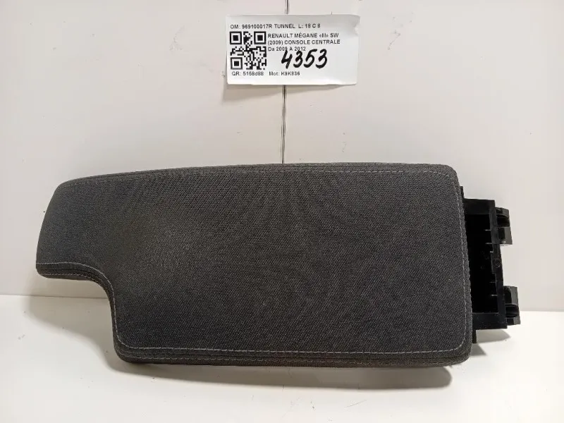 Bracciolo Console Centrale 969100017R BRACCIOLO Renault Mégane III SW 2009