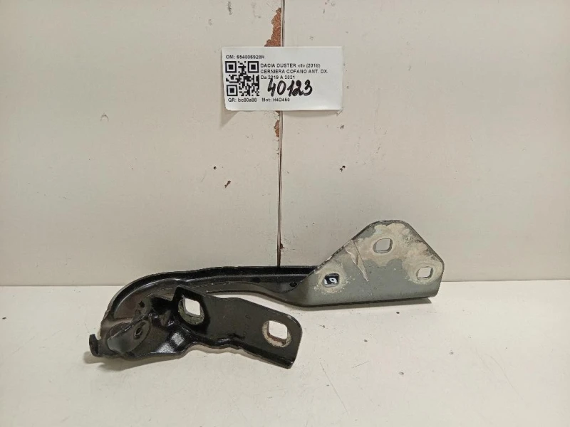 Cerniera Cofano ANT DX 654006928R Dacia Duster II 2018