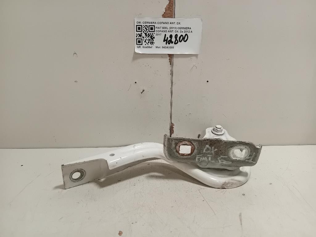 Cerniera Cofano ANT DX 51883029 Fiat 500L 2013