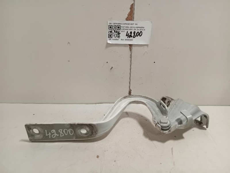 Cerniera Cofano ANT DX 51883029 Fiat 500L 2013