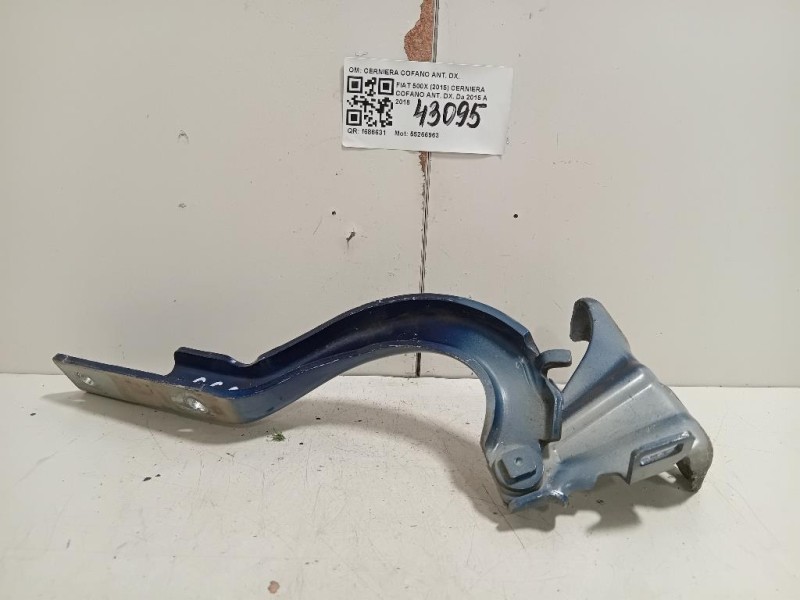 Cerniera Cofano ANT DX CERNIERA COFANO ANT DX Fiat 500X 2015