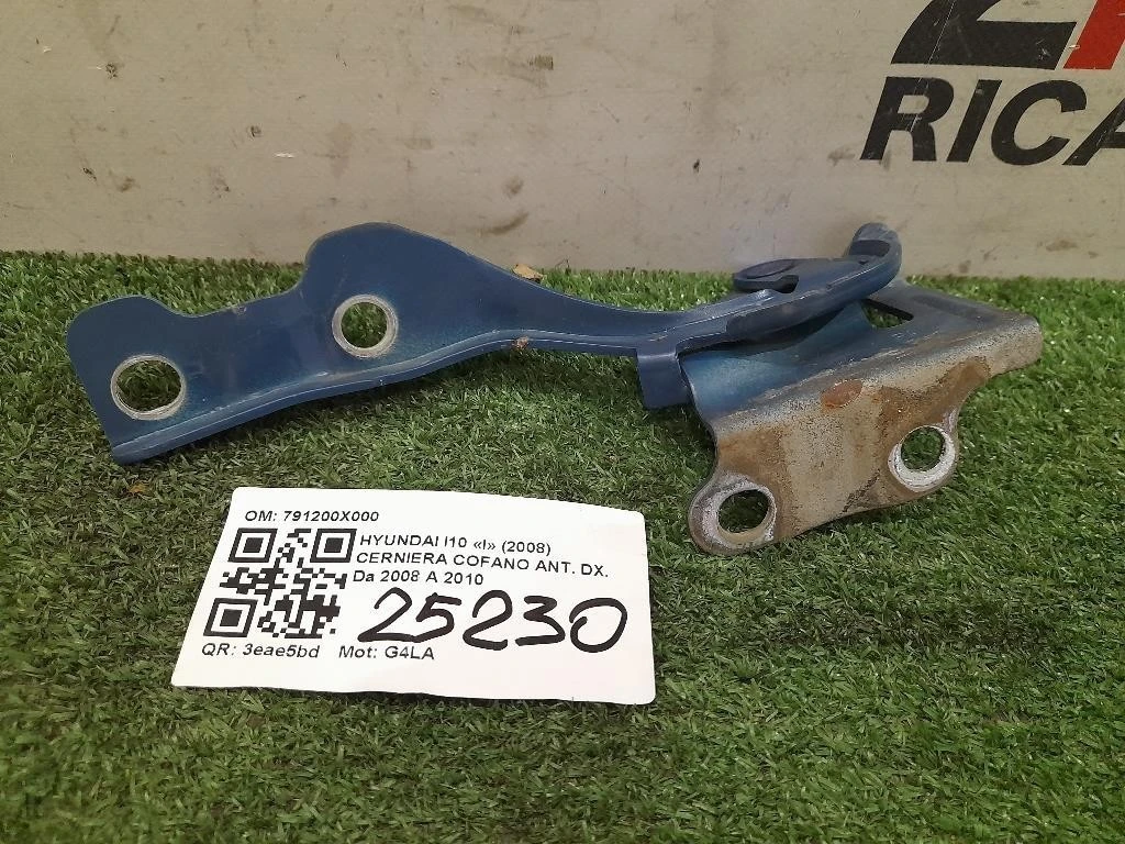Cerniera Cofano ANT DX 791200X000 Hyundai I10 I 2008