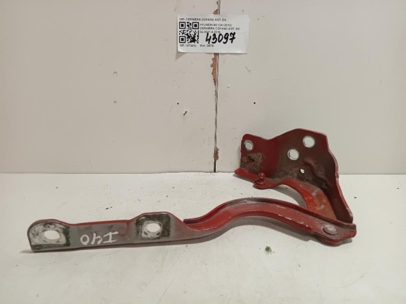 Cerniera Cofano ANT DX CERNIERA COFANO ANT DX Hyundai I40 CW 2012