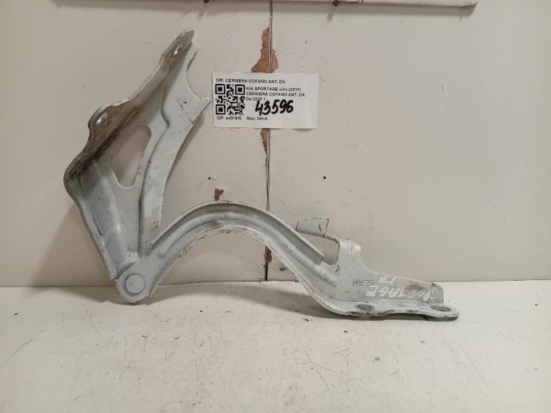 Cerniera Cofano ANT DX CERNIERA COFANO ANT DX Kia Sportage IV 2018