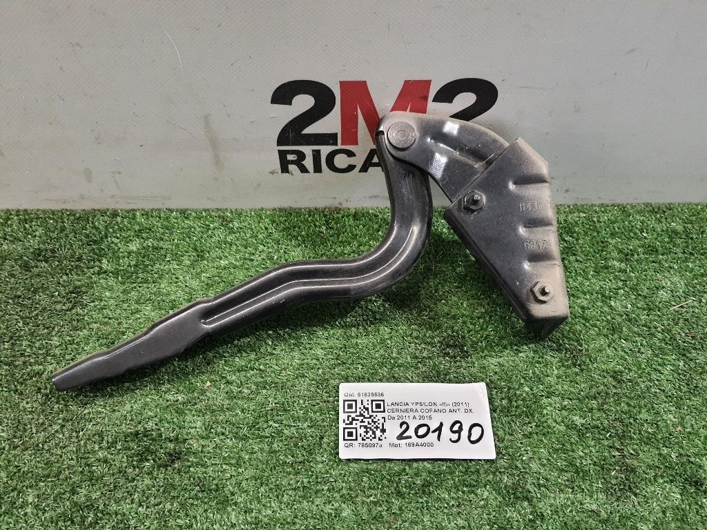 Cerniera Cofano ANT DX 51835536 Lancia Ypsilon III 2011