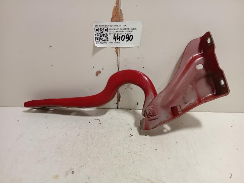 Cerniera Cofano ANT DX A2468800428 Mercedes Classe B W246 2012