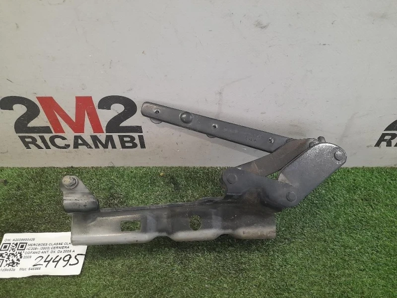 Cerniera Cofano ANT DX A2038800428 Mercedes Classe CLK C209 2003