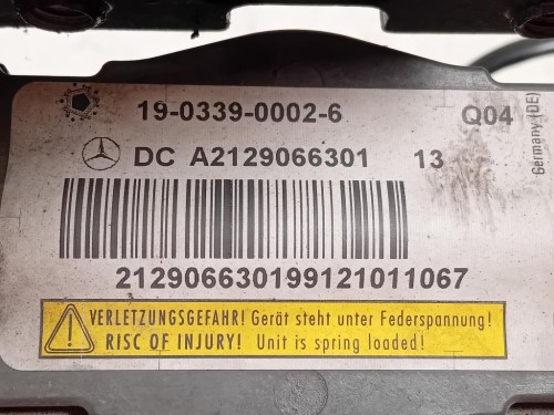 Cerniera Cofano ANT DX A2129066301 Mercedes Classe E W212 2009