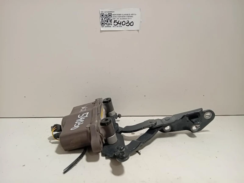 Cerniera Cofano ANT DX A2129066301 Mercedes Classe E W212 2009