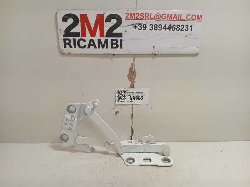 Cerniera Cofano ANT DX A1668800128 Mercedes Classe GLE W166 2015