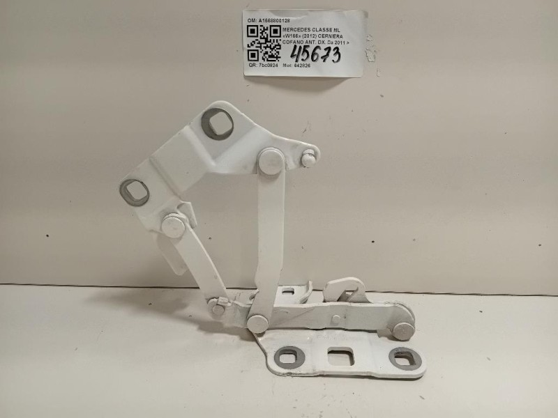 Cerniera Cofano ANT DX A1668800128 Mercedes Classe ML W166 2012