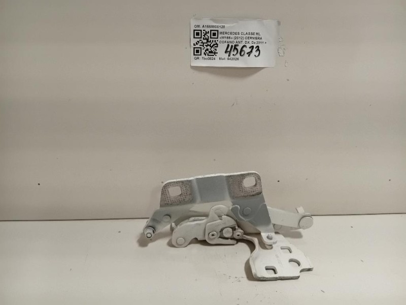 Cerniera Cofano ANT DX A1668800128 Mercedes Classe ML W166 2012