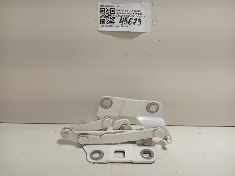 Cerniera Cofano ANT DX A1668800128 Mercedes Classe ML W166 2012