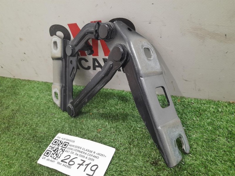 Cerniera Cofano ANT DX A2518800228 Mercedes Classe R W251 2006