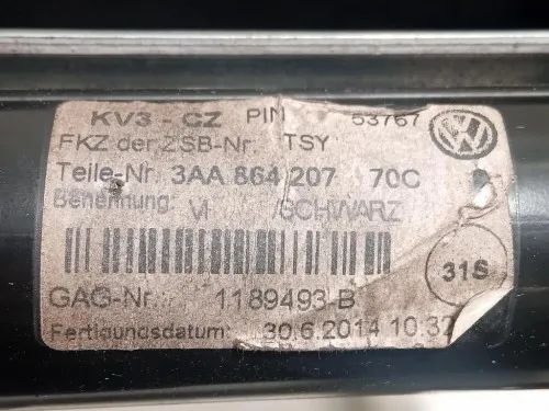 Bracciolo Console Centrale 3AA86420770C Volkswagen Passat VI 2011