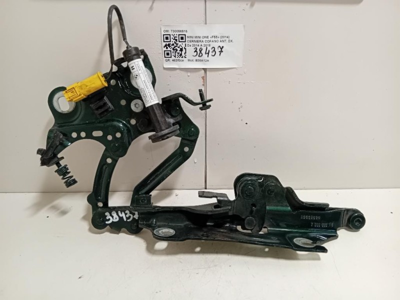 Cerniera Cofano ANT DX 41007370302 Mini MINI ONE F55 2014