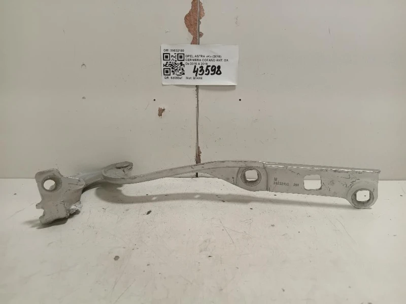 Cerniera Cofano ANT DX 39032150 Opel Astra K 2016
