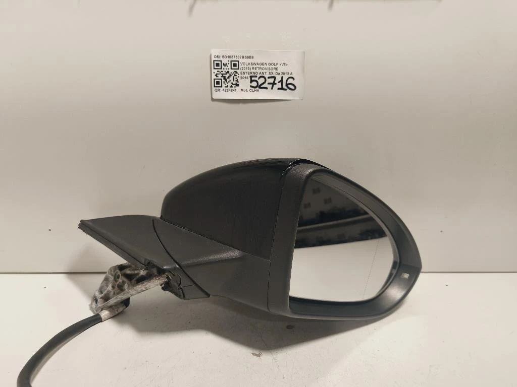 Retrovisore Esterno ANT DX 5G1857507BS9B9 Volkswagen GOLF VII 2013