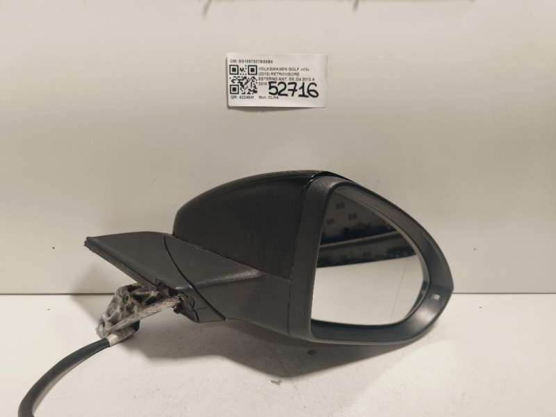 Retrovisore Esterno ANT DX 5G1857507BS9B9 Volkswagen GOLF VII 2013