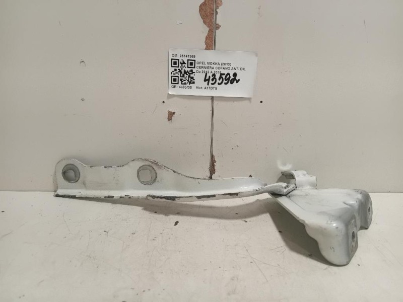 Cerniera Cofano ANT DX 95141369 Opel Mokka 2013