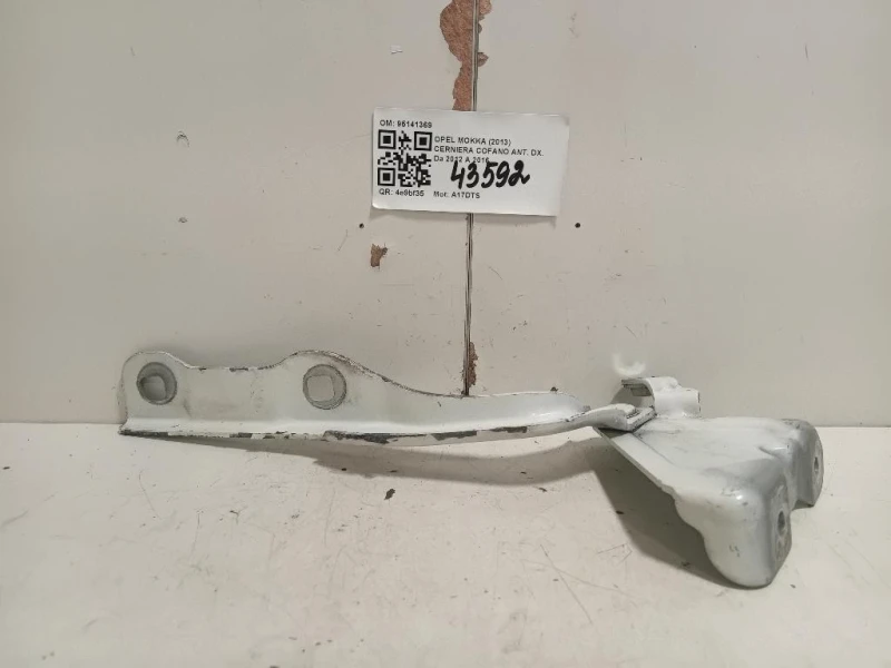Cerniera Cofano ANT DX 95141369 Opel Mokka 2013