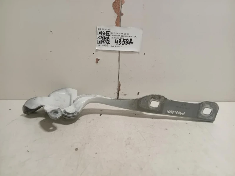 Cerniera Cofano ANT DX 95141369 Opel Mokka 2013