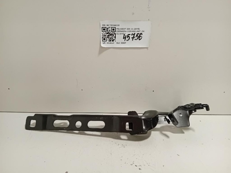 Cerniera Cofano ANT DX 96 728 640 80 Peugeot 208 I 2015